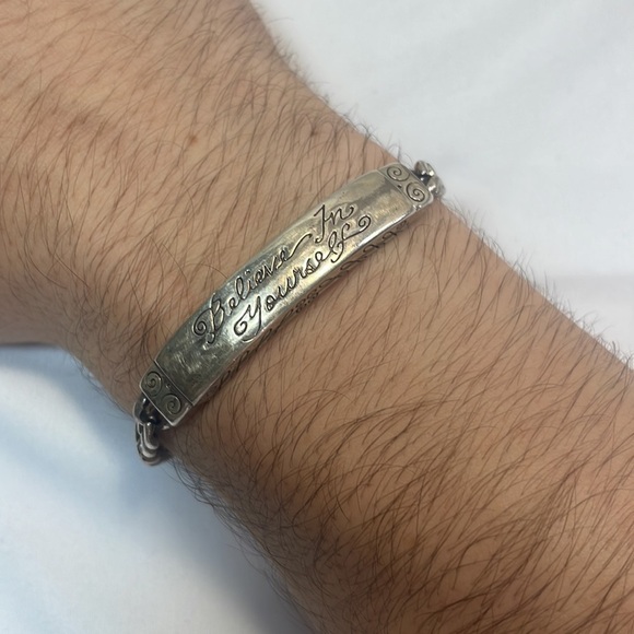 Brighton Believe in Yourself Silver Bracelet - Picture 3 of 5